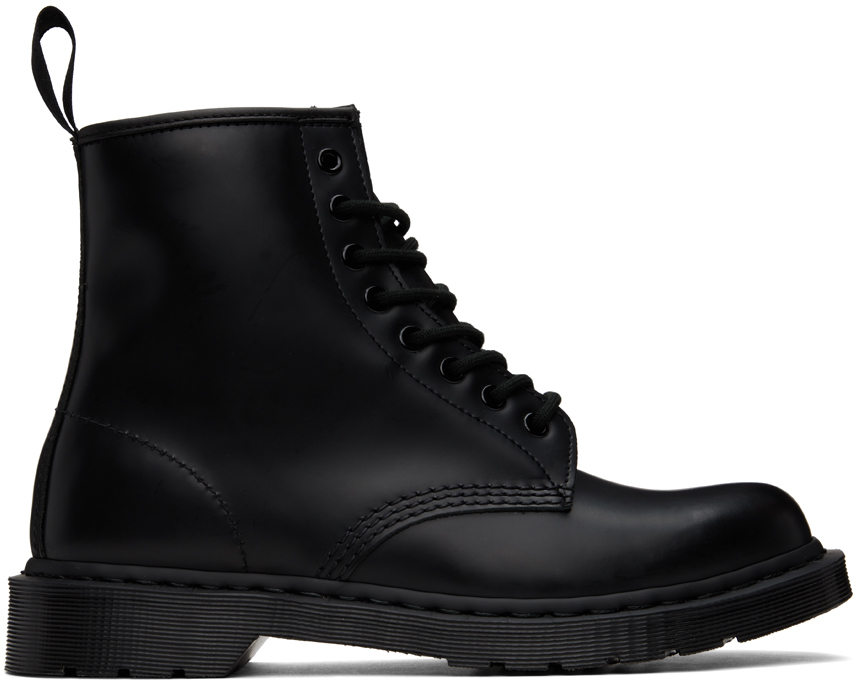 Dr. Martens: Black 1460 Mono Boots | SSENSE