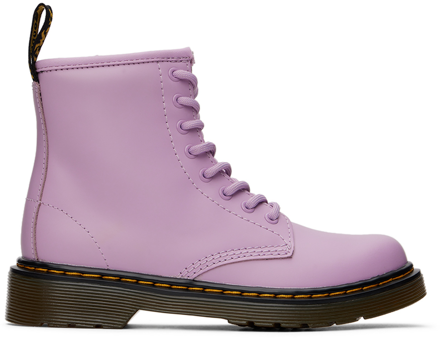 Dr. Martens Baby Purple 1460 Romario Boots In Lilac