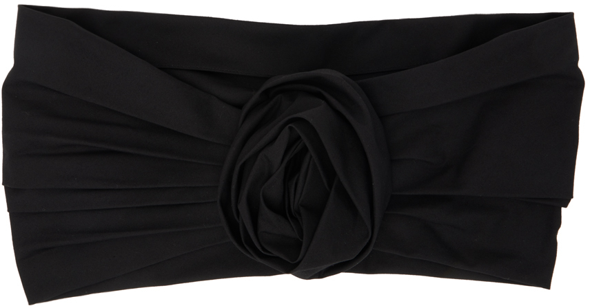 Black Rose Sash Belt