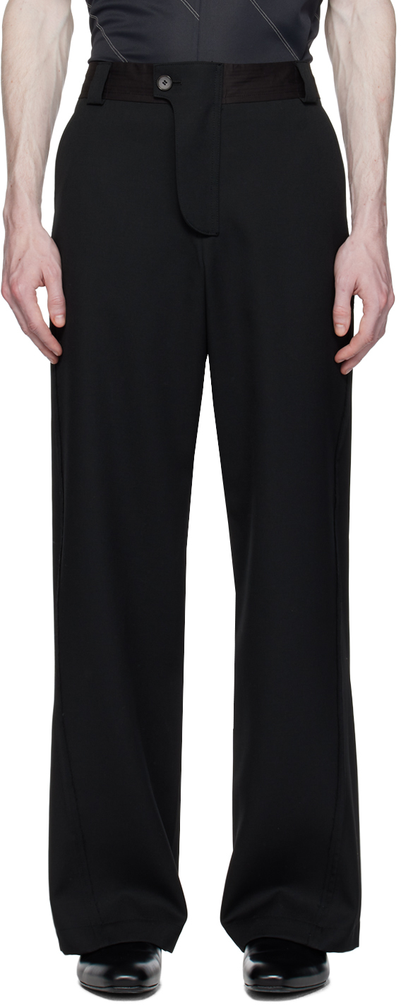 Buy Louis Philippe Black Trousers Online  793949  Louis Philippe