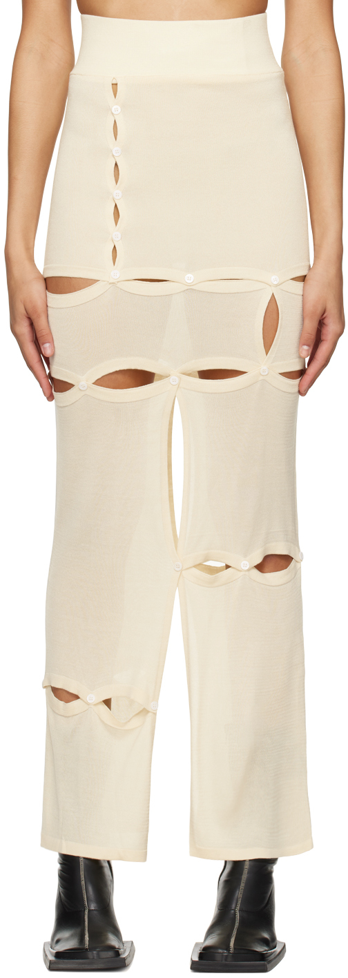 Wynn Hamlyn Off-white Laundry Maxi Skirt
