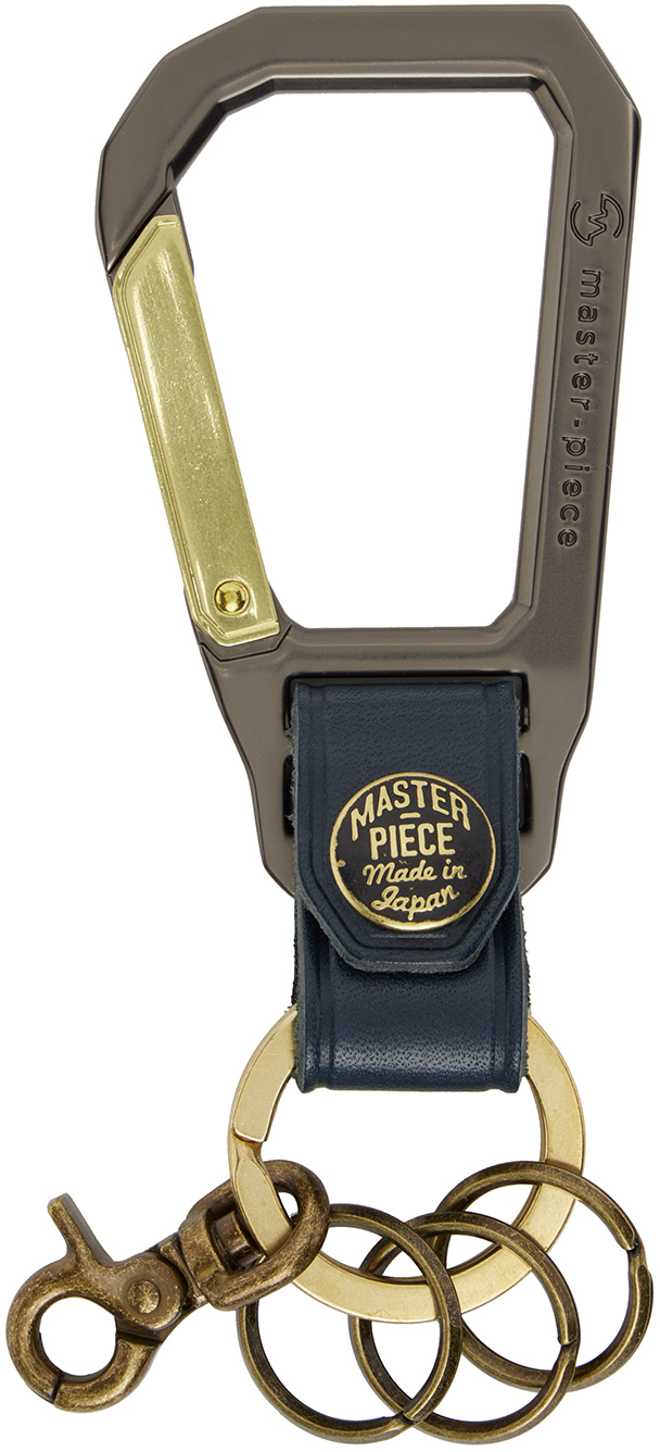 Master-Piece Co Navy Carabiner Keychain