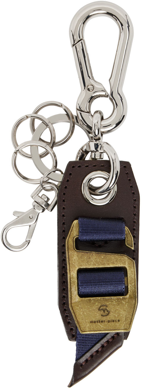 Master-Piece Co Brown Hook Buckle Keychain