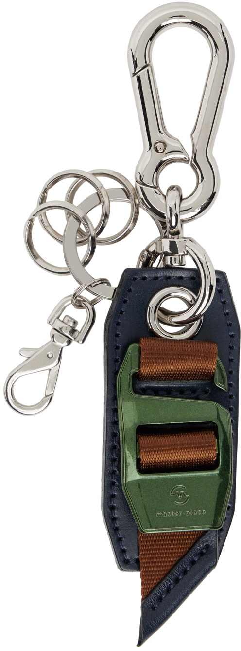 Master-Piece Co Navy Hook Buckle Keychain