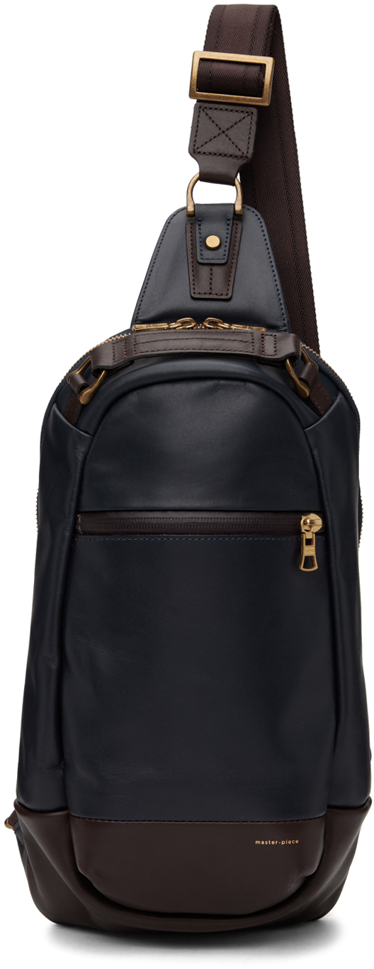 Master-Piece Co Navy Gloss Backpack