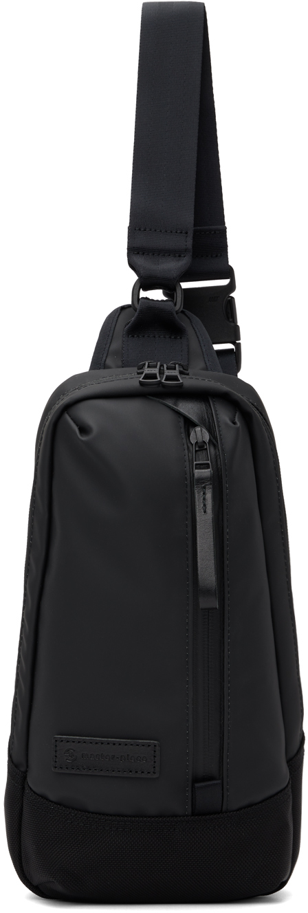 Master-piece Co Black Slick Sling Backpack