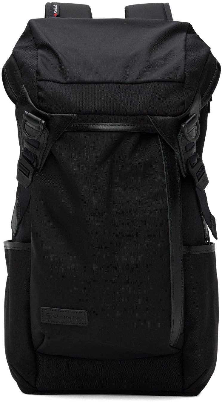 Master-piece Co Black Potential Backpack In Blue