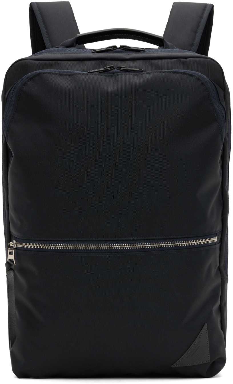 Master-piece Co Navy Various Backpack In Black