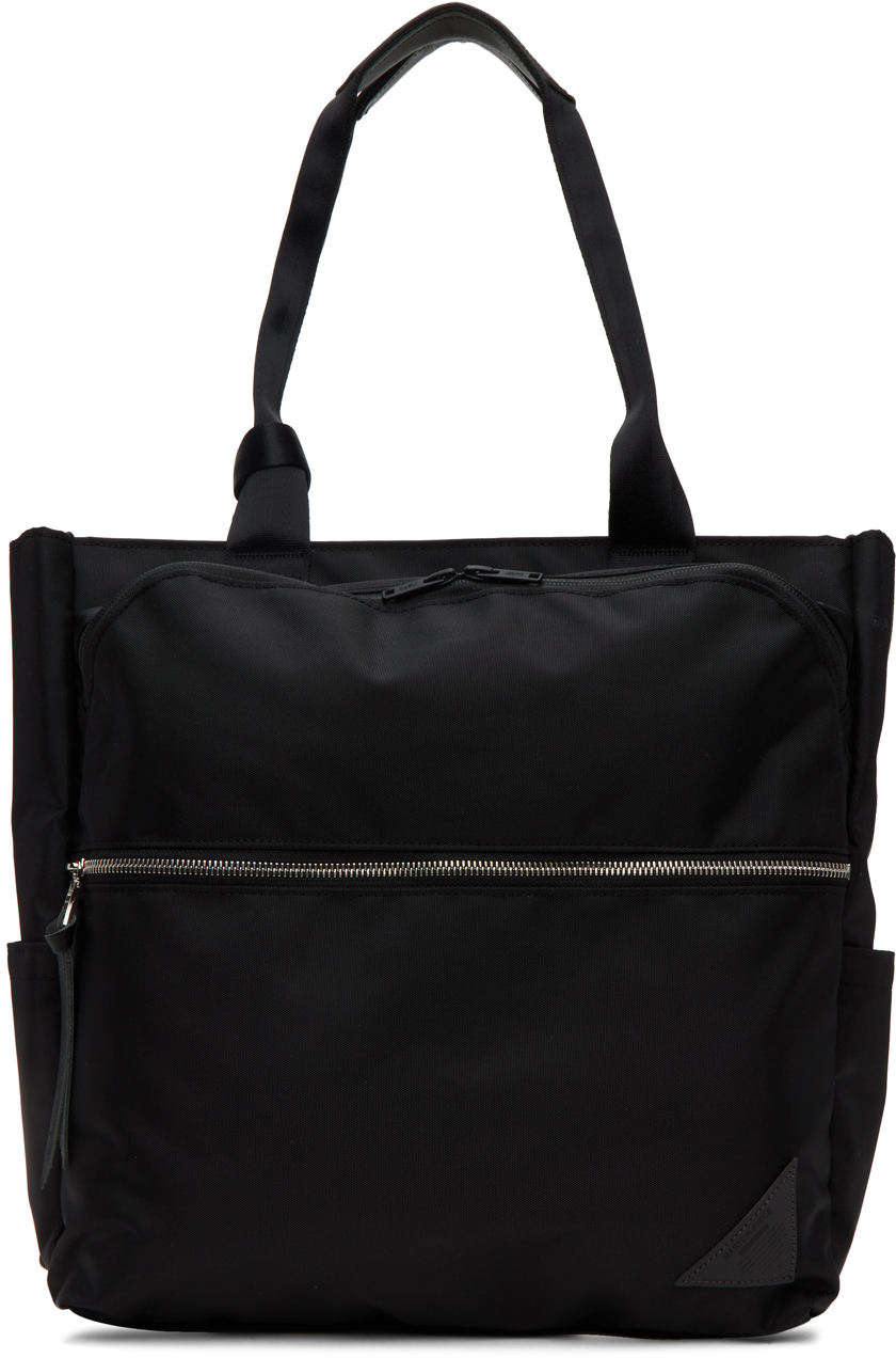 master-piece: Black Various 2Way Tote | SSENSE