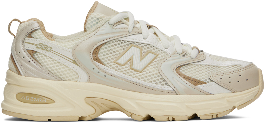 New Balance: Baskets MR530 beiges | SSENSE France