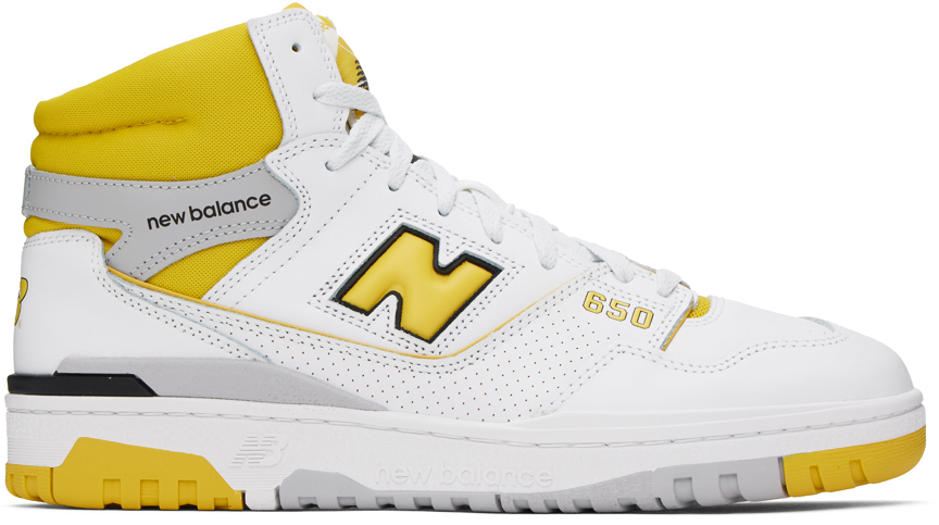 スニーカー NEW BALANCE Men Sneakers BB650RCLWHITE Yellow s-l400.jpg