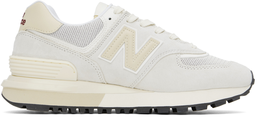 New Balance Beige & Gray 574 Legacy Sneakers