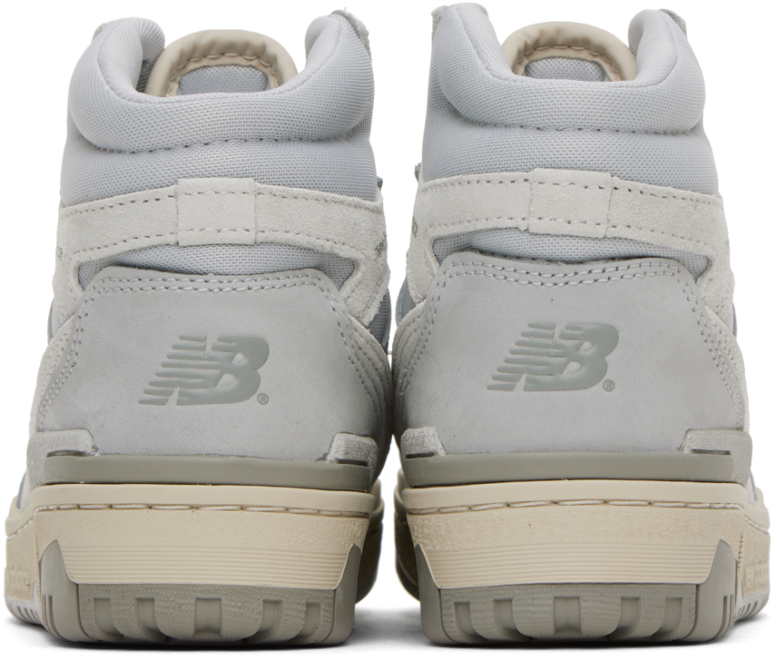 New Balance Men's High Shoe 650 Light Aluminium/rain Cloud/marblehead In Light Aluminum/rain