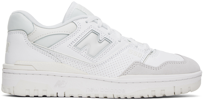 White 550 Sneakers by New Balance on Sale