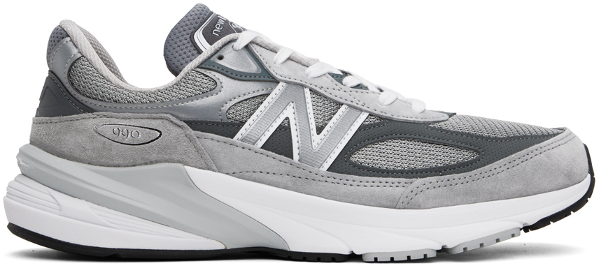New Balance: Gray 990v6 Sneakers | SSENSE