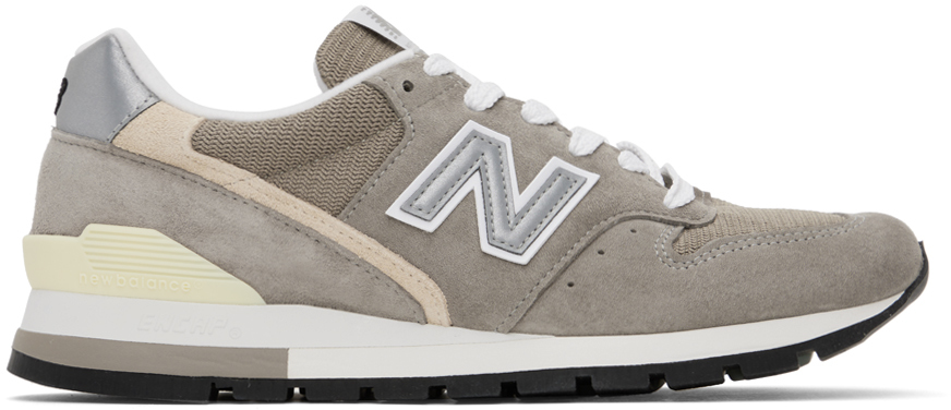 Balance Taupe Made In Usa 996 Trainers In Grey |