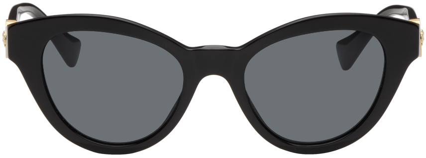 Versace: Black Cat-Eye Sunglasses | SSENSE