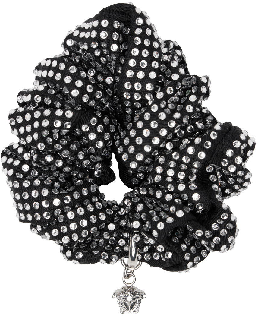 Versace Black Medusa Scrunchie