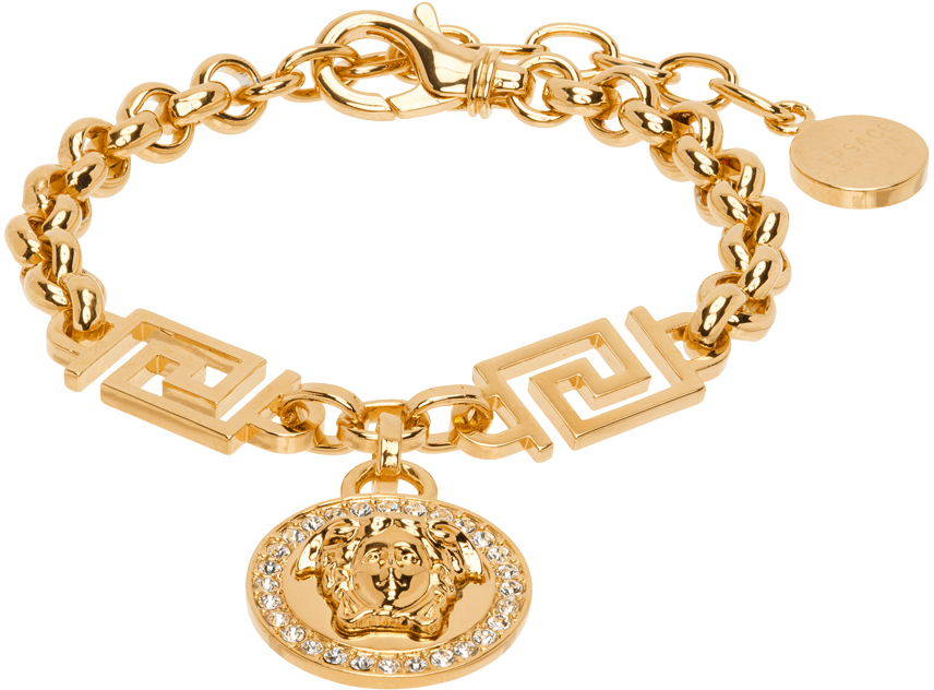 Versace: Gold Medusa Bracelet | SSENSE