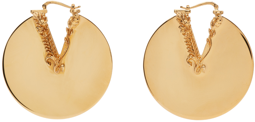 Versace Gold Virtus Earrings