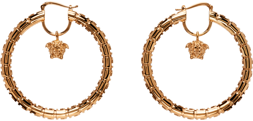 Gold Greca Earrings