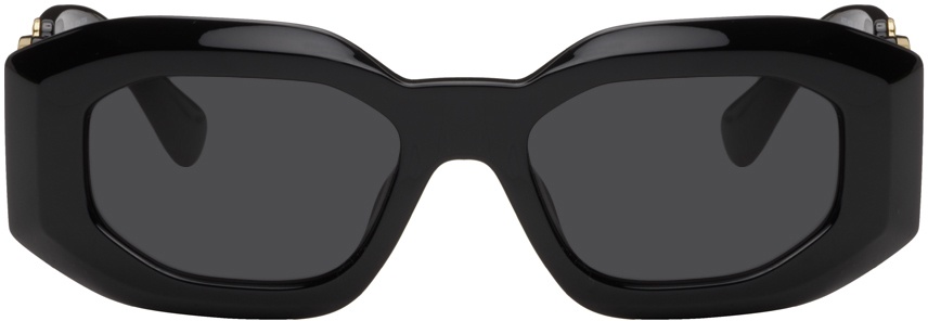 Versace Black Maxi Medusa Biggie Sunglasses