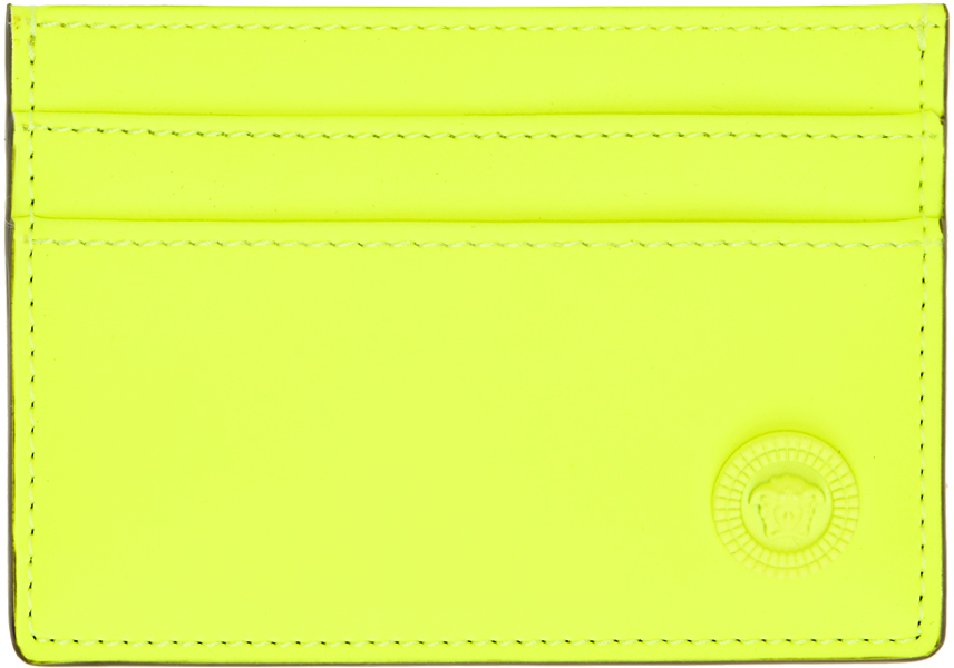 Versace Yellow Medusa Biggie Card Holder