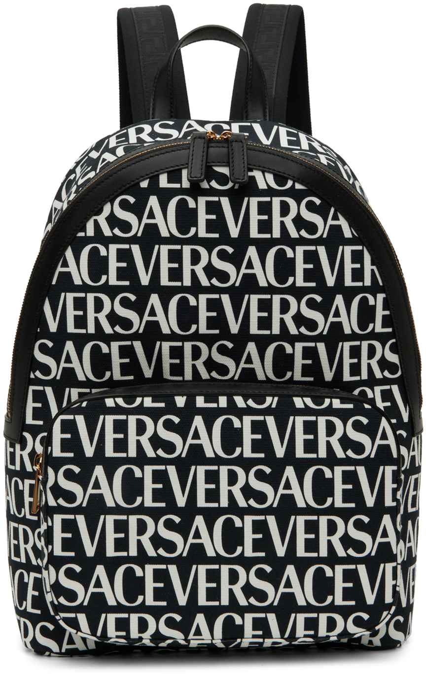 Versace Backpack In Black