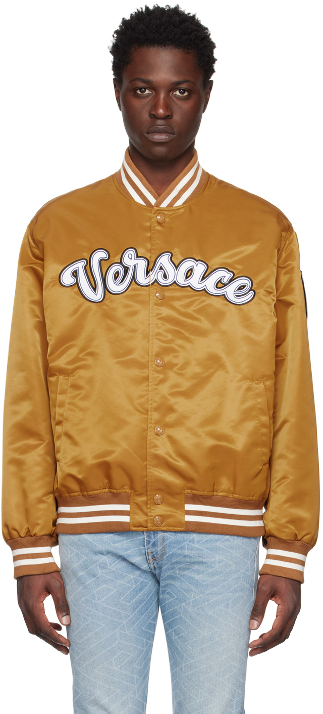 Gold shop varsity jacket