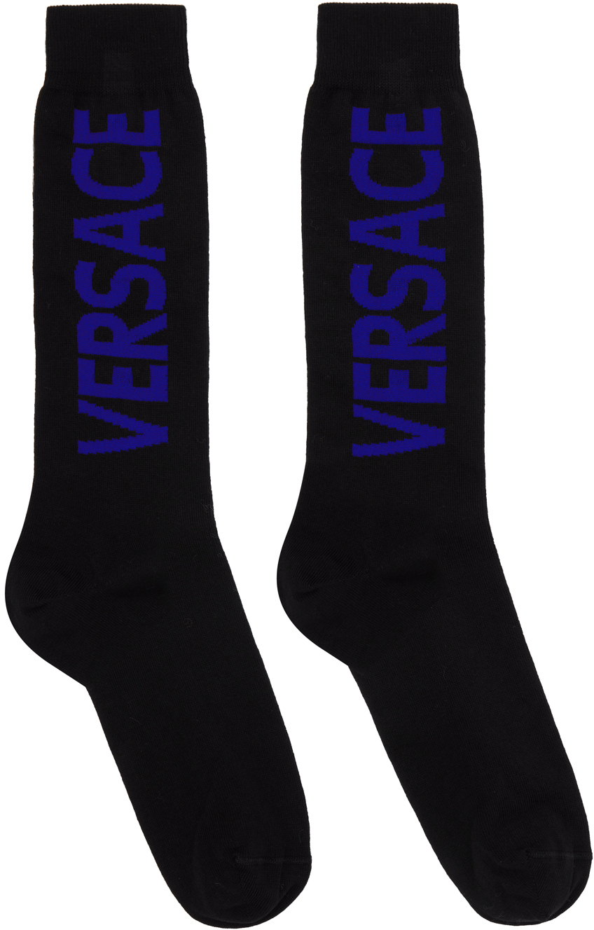 Black Logo Socks