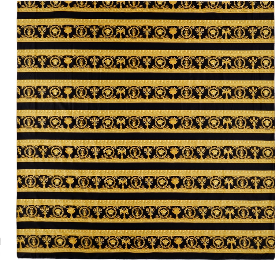 Housse de couette 'I Love Baroque' noire, très grand lit par Versace
