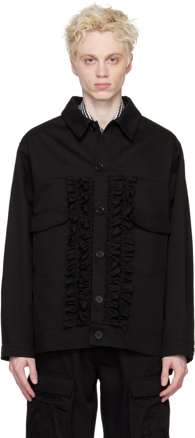 Black Utility Jacket by Simone Rocha on Sale