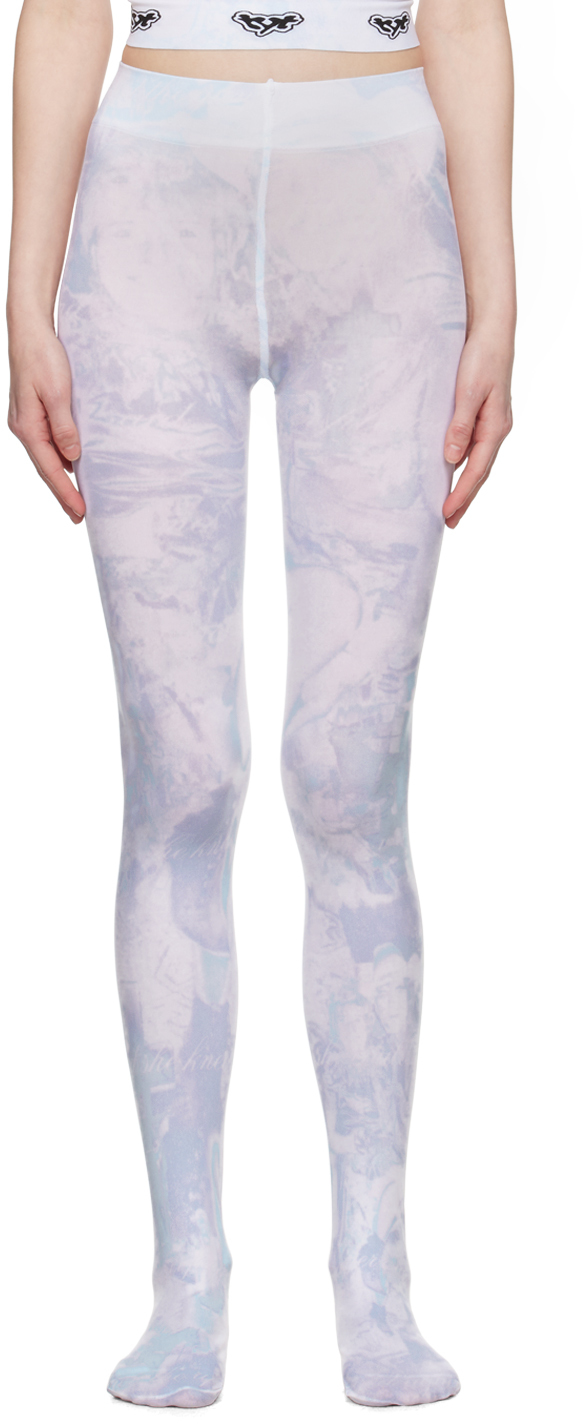TYT SSENSE Exclusive Multicolor Printed Tights - ShopStyle Hosiery