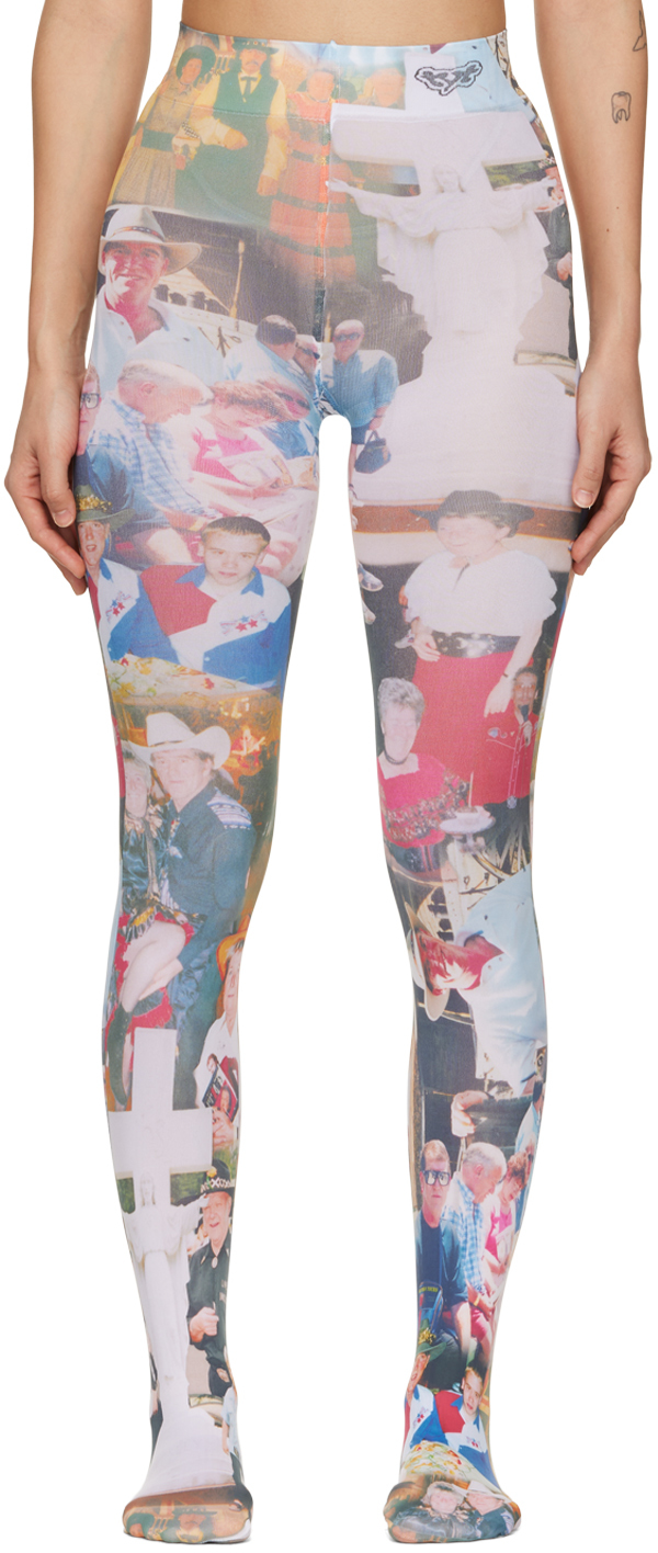Tyt Ssense Exclusive Multicolor 'boot Scootin Baby' Tights