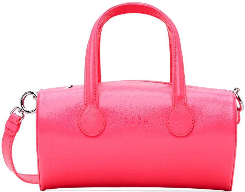 Pink bowler store bag