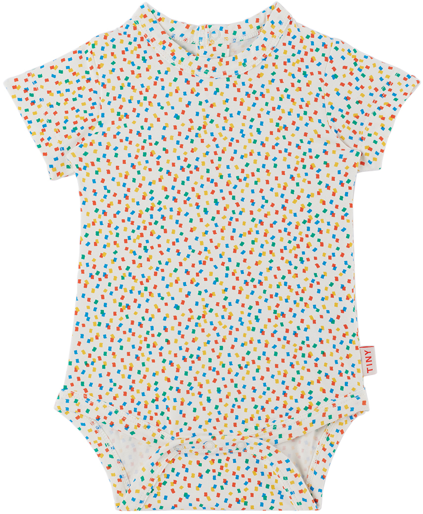 Baby Off-White Confetti Bodysuit by TINYCOTTONS | SSENSE