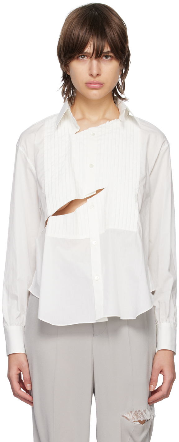 White Pintuck Shirt