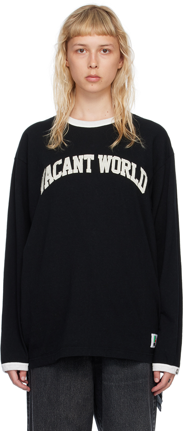 Undercover Black 'vacant World' Long Sleeve T-shirt