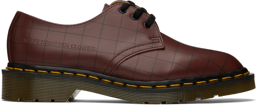 Undercover Burgundy Dr. Martens Edition 1461 Oxfords In Cherry Red