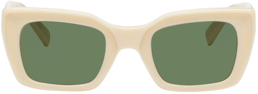 Undercover Square Sunglasses In Ivory