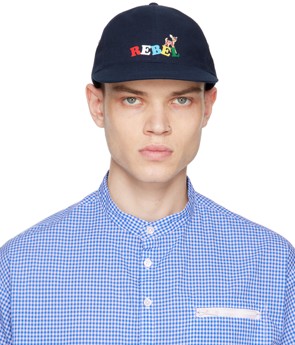 Navy 'Rebel' Cap