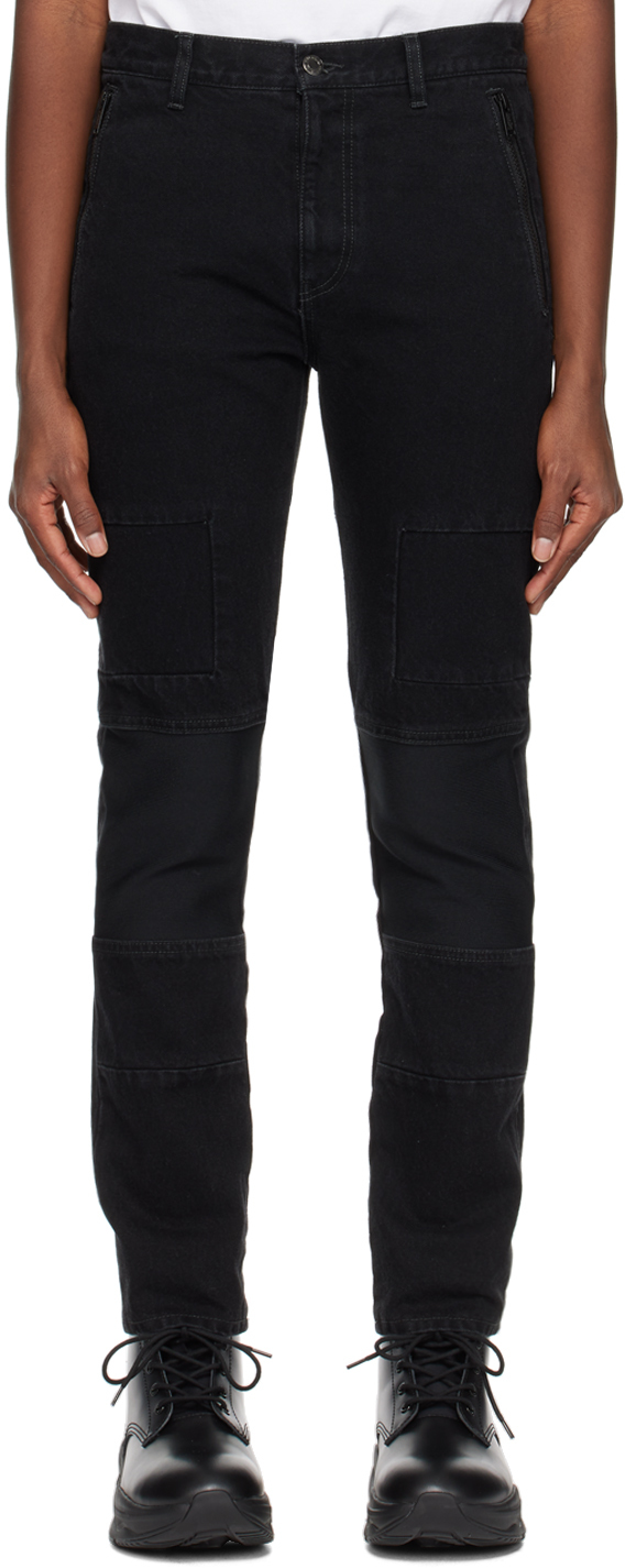 Undercover Black Paneled Jeans