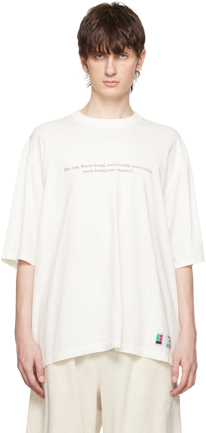 UNDERCOVER: Off-White Printed T-Shirt | SSENSE