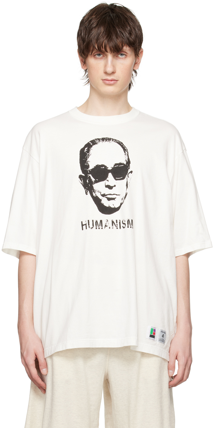 UNDERCOVER: ホワイト プリントTシャツ | SSENSE 日本