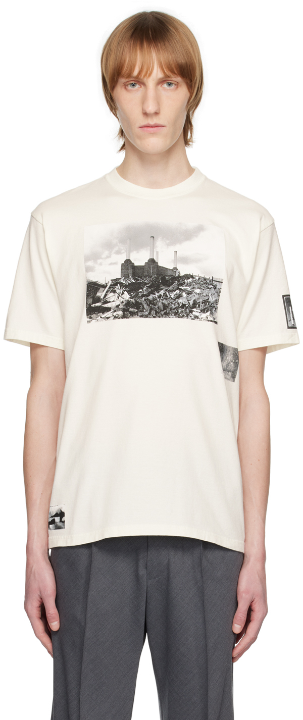 Undercover Off-white Printed T-shirt In Ivory
