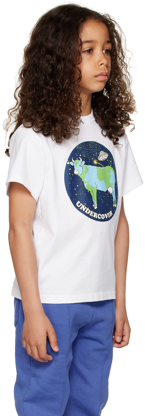 Shop Undercover Kids White Graphic T-shirt