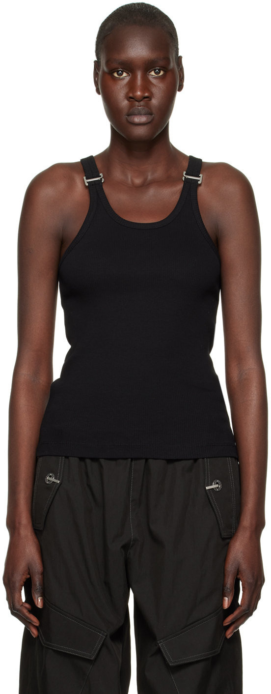 Dion Lee Black E-hook Tank Top