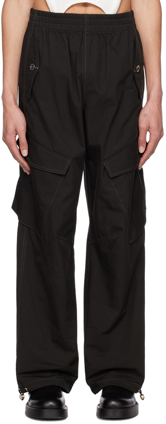 Dion Lee Black Latch Cargo Trousers