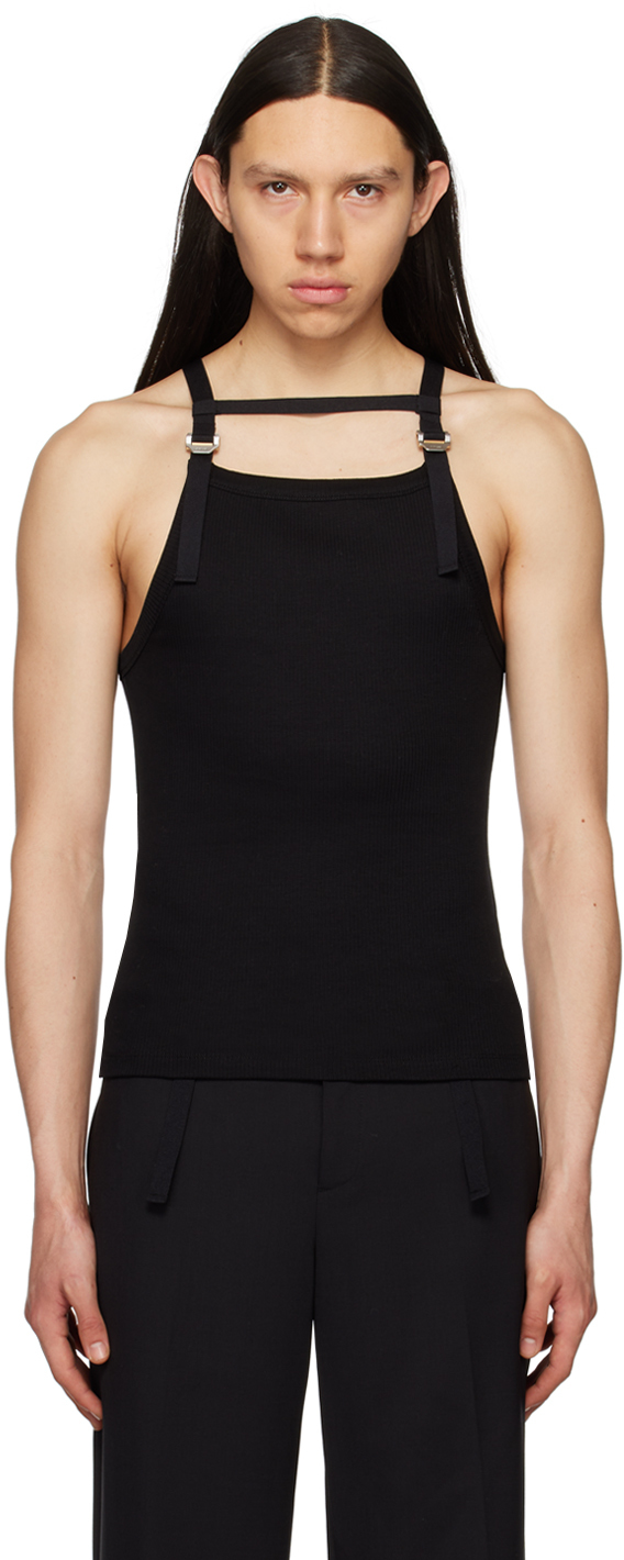 Dion Lee Black Safety Harness Tank Top