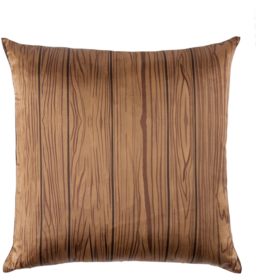 Tanner Fletcher Brown 70's Wood Paneling Cushion In 70's Paneling